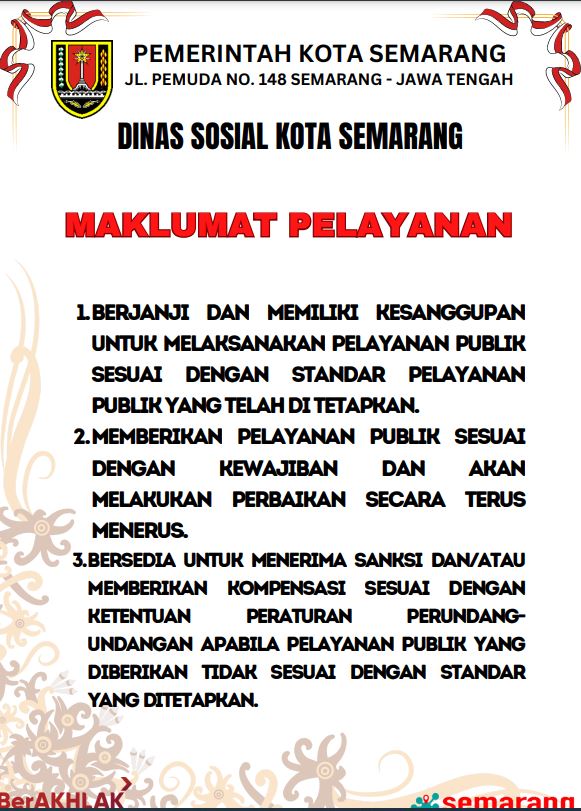 MAKLUMAT DINAS SOSIAL